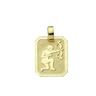 Sternzeichenanhänger ADELIA´S "Sternzeichen Anhänger Schütze 333 Gold ( 8K )", gold, Schmuckanhänger, Herren, Schütze, Gold, Goldanhänger Schütze