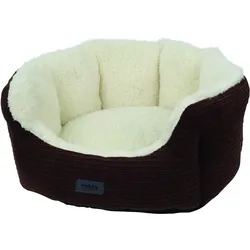 NOBBY Komfortbett oval KAMBA Komfortbett oval KAMBA braun 55 x 50 x 21 cm