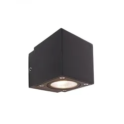 Deko-Light LED Wandaufbauleuchte Cubodo II Single DG Mini 5W 220lm 3000K Dunkelgrau 731029