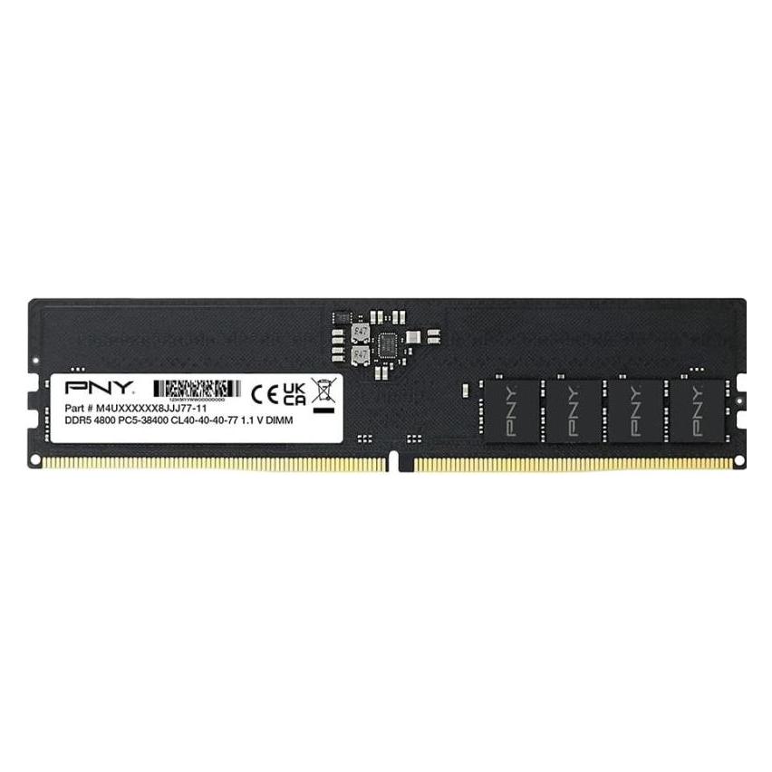 PNY DIMM Performance DDR5 8GB 4800MHz (1 x 8GB, 4800 MHz, DDR5-RAM, DIMM) (MD8GSD54800-SB)