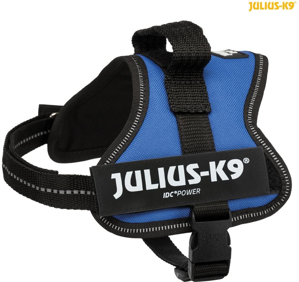TRIXIE Julius-K9® Powergeschirr®, XS / Mini-Mini: 40–53 cm / 22 mm, blau