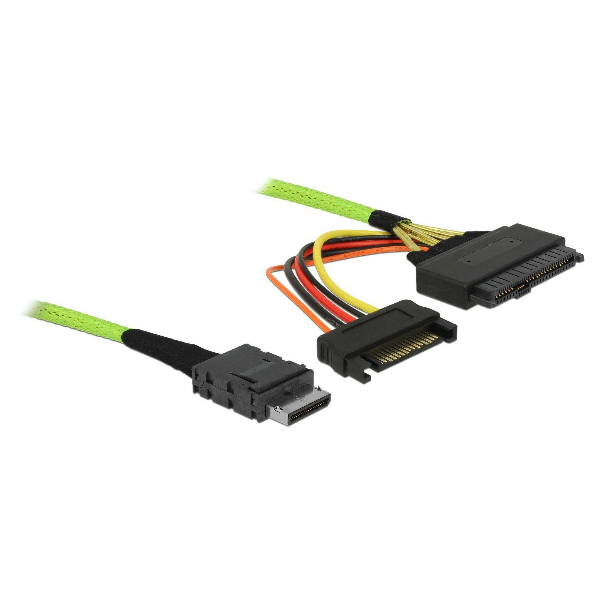 Delock Kabel OCuLink SFF-8611 zu SFF-8639 (50 cm, Mini-SAS) (85802)