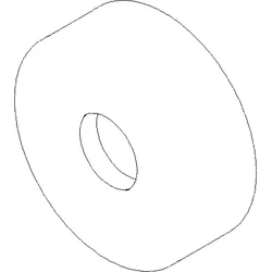 Dornbracht Rosette Schub 57x18 chrom 092789000-00 D 19 x 18 mm Chrom