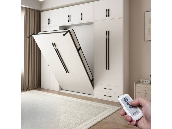 Lit pliant invisible pour adultes, lit double escamotable, lit portable, gain de place, Cama Barata, meubles de chambre à coucher