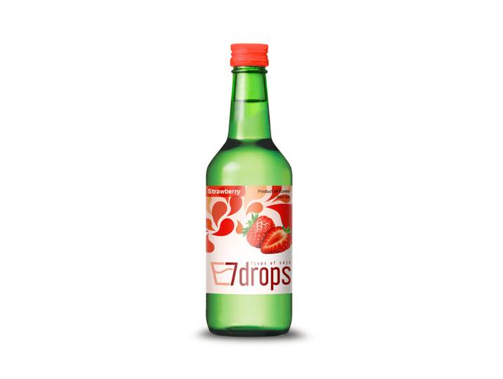 7DROPS Soju à la fraise Alc. 12 % vol - 360 ml