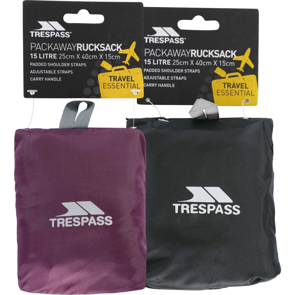 Trespass Reverse - Packaway Rucksack assorted (ASS) - UAACBAL30001_ASS_-
