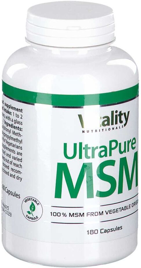 Vitality Nutritionals UltraPure MSM 2000 mg Kapseln 180stk