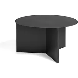 Slit Kaffeetisch 65 cm rund schwarz