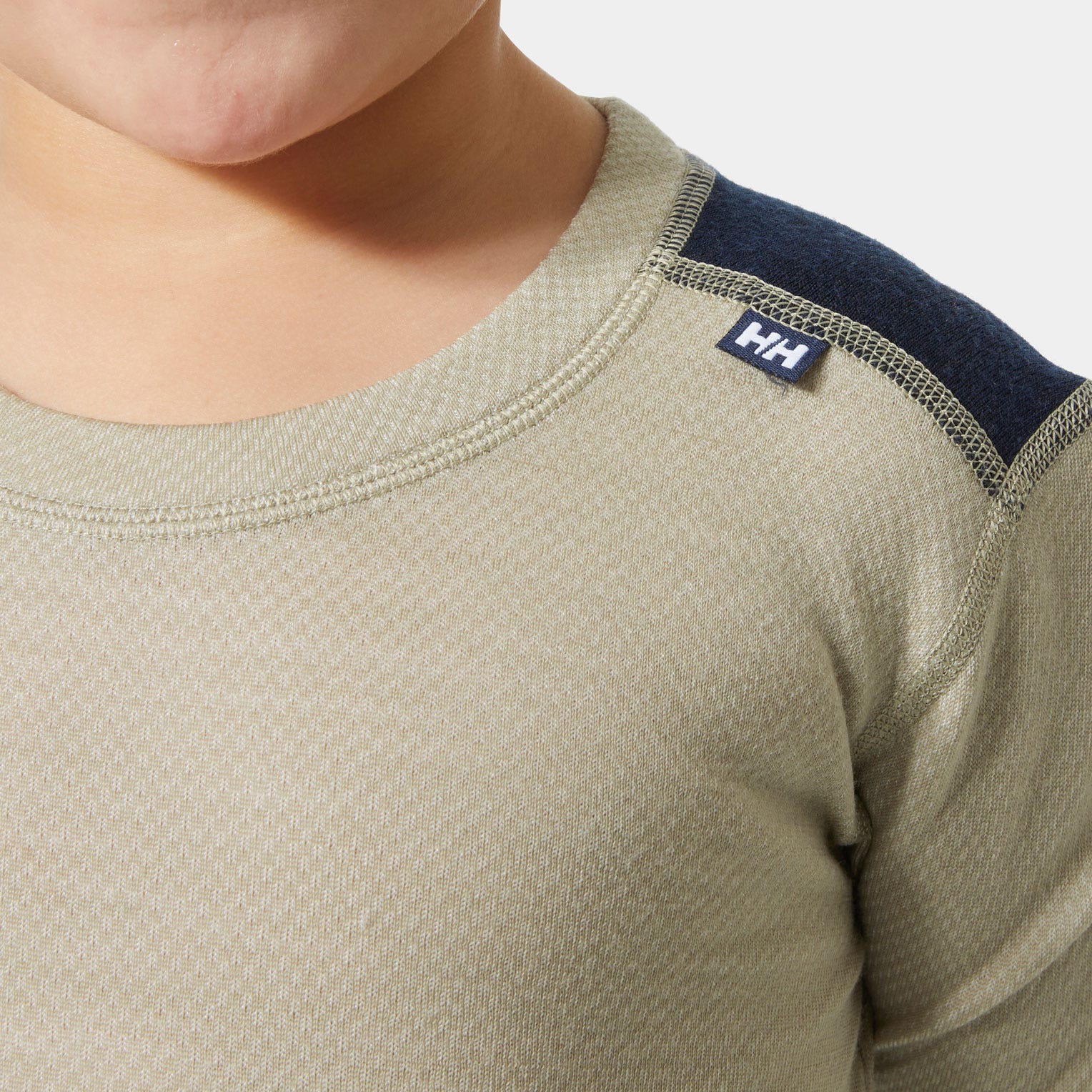 Helly Hansen Kids' Lifa® Merino Wool Base Layer Set - Green - 2