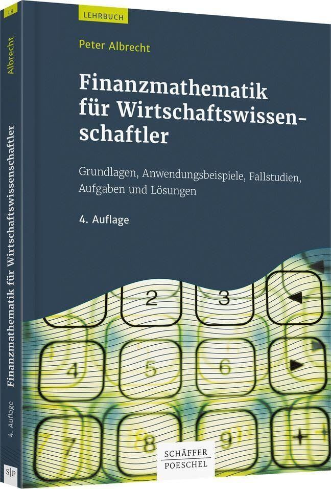 Peter Albrecht - Finanzmathematik für Wirtschaftswissenschaftler - Preis vom 15.10.2026 23:06:25 h