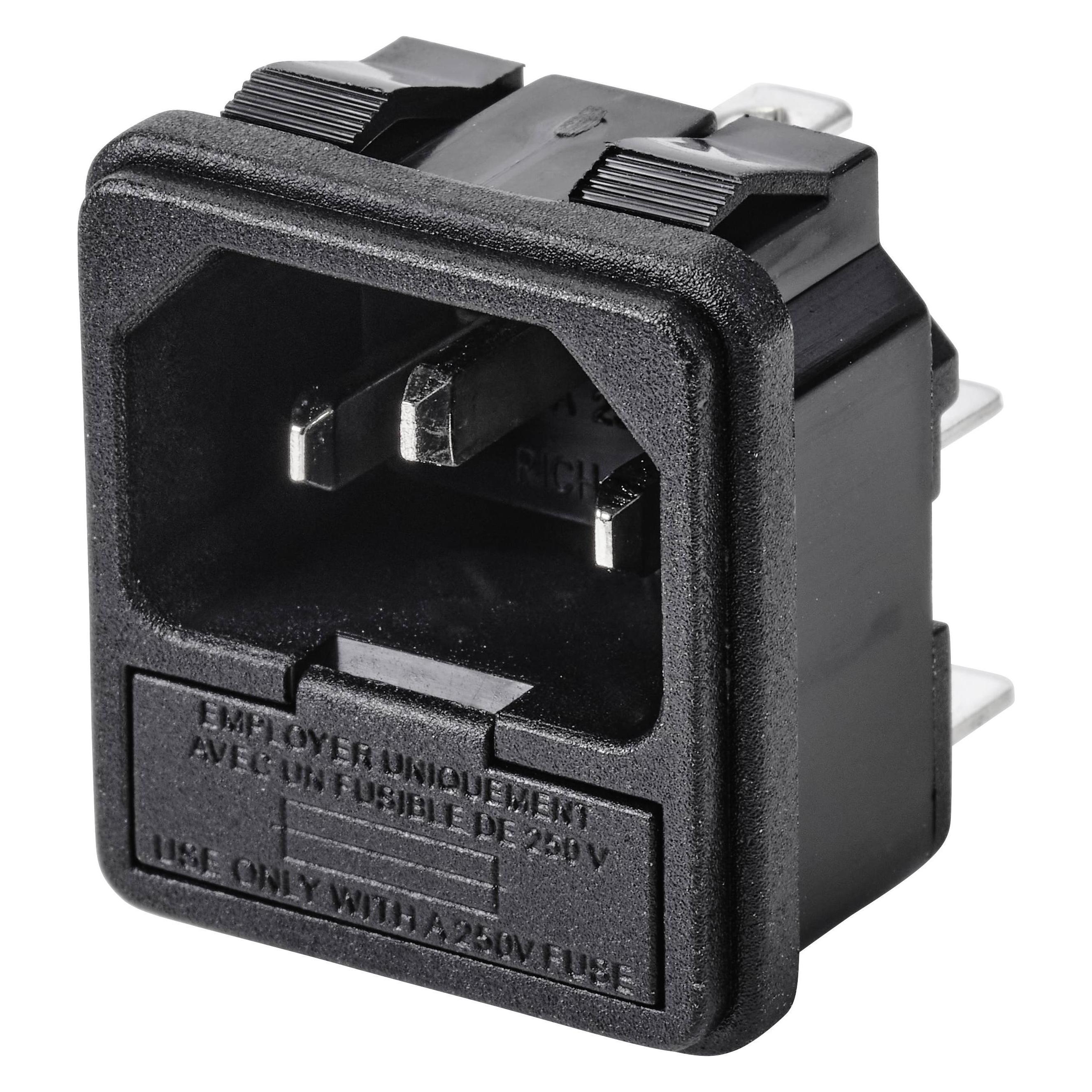 Tru Components TC-10088372 Kaltgeräte-Steckverbinder Stecker, Einbau vertikal G (TC-10088372)