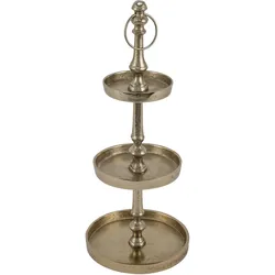Etagere H=41cm - gold