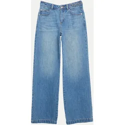 Wide-Leg Jeans-Hose Blau 42/REG