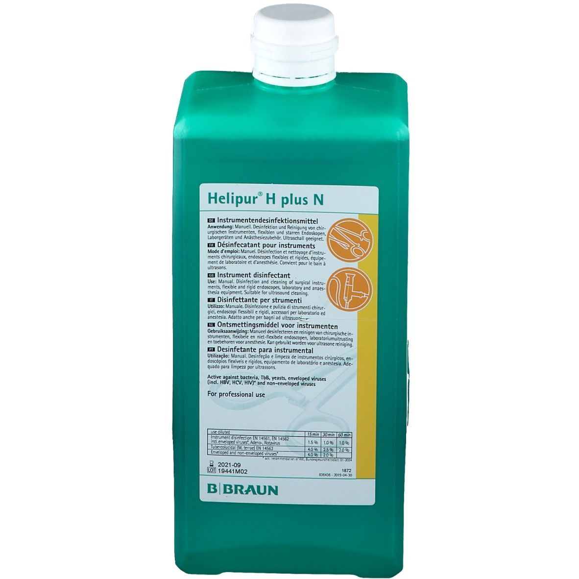 Helipur H plus N Instrumentendesin.Dosierflasche 1000 ml Lösung
