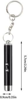 Uplifted Finds Portable Interactive Laser Pointer Enrichment Toy For Cats And Kittens black