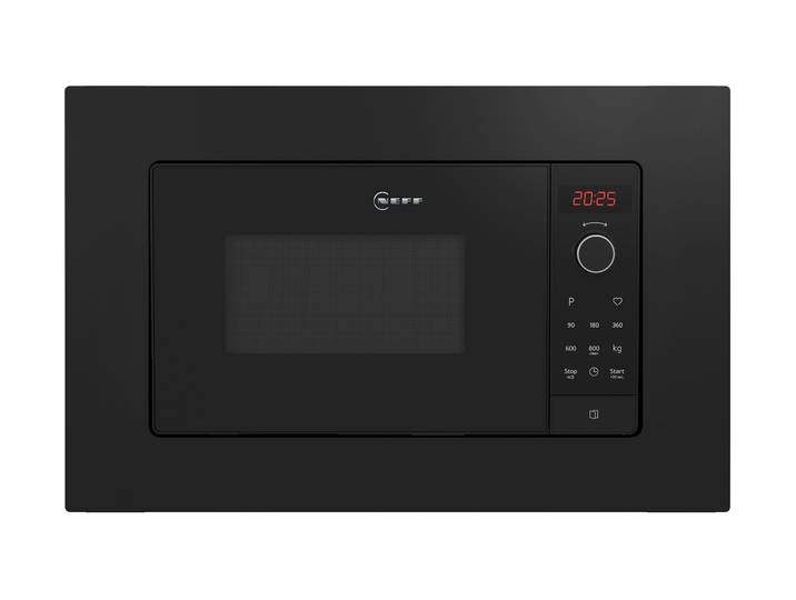 NEFF Einbau-Mikrowelle HLAWG26S3 , schwarz, B:59,5cm H:38,2cm T:33,5cm, Mikrowellen, Schnelle und komfortable Zubereitung, Einbau-Mikrowelle