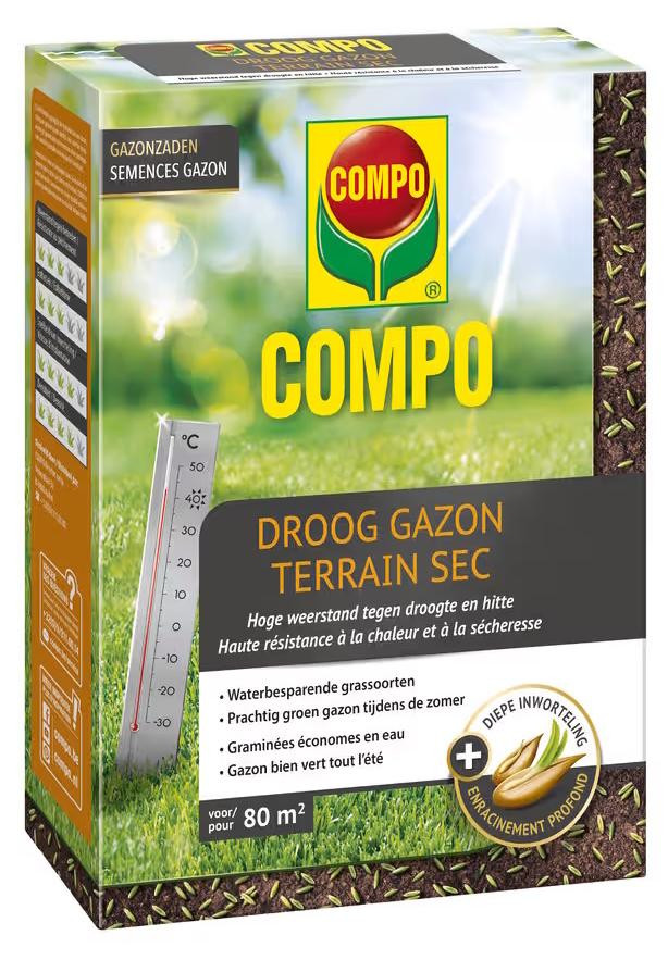 COMPO Gazonzaad voor droog en zonnig gazon, 2 kg