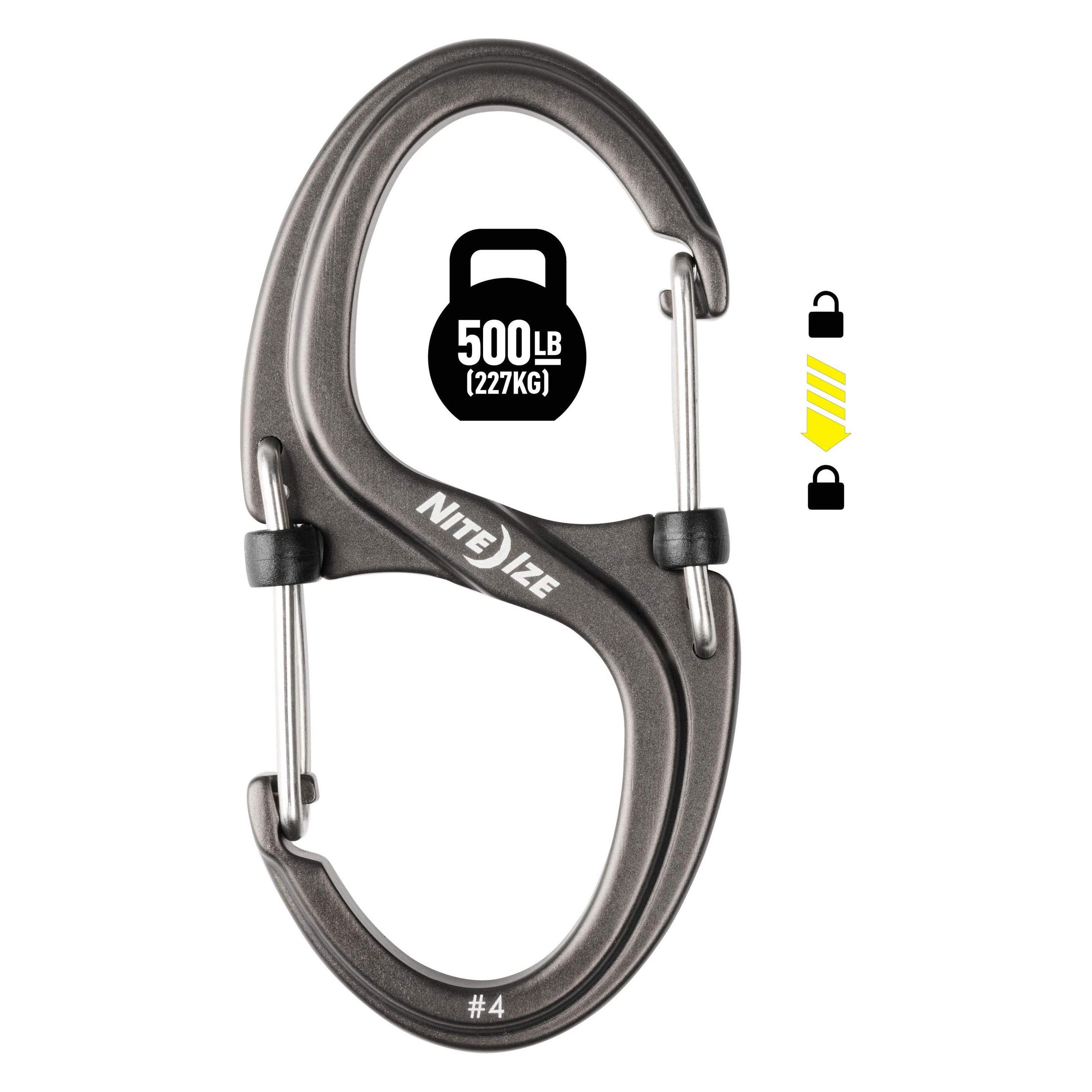 Nite Ize S-Biner XT SlideLock Dual Carabiner (LSBXT4-09-R3)