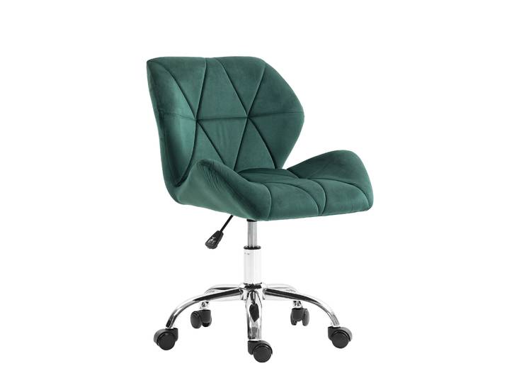 Bürostuhl Samt HEXAGON grün