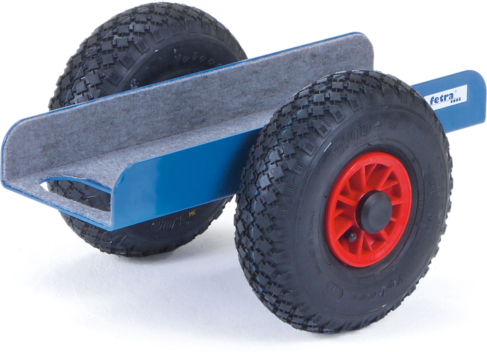 Fetra Plattenroller in U-Form, mit Luft-Bereifung