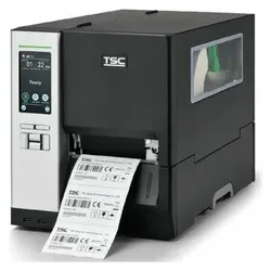 TSC MH641T, 24 Punkte/mm (600dpi), Disp., RTC, USB, RS232, Ethernet (600 dpi), Etikettendrucker, Schwarz, Grau