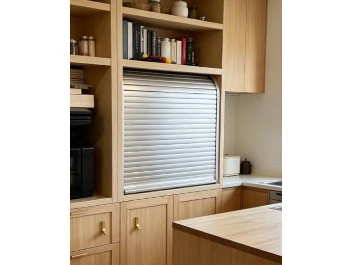 KJoBDwz Ziehharmonikatür Ziehharmonika-Tür, Push-Pull-Rolltür for Küchenschrank, platzsparendes Schiebetor in engen Räumen(40x120cm/16x47in)