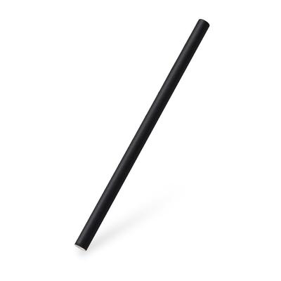 VEPATIM 1000 Papiertrinkhalme JUMBO schwarz 15 cm Ø8 mm