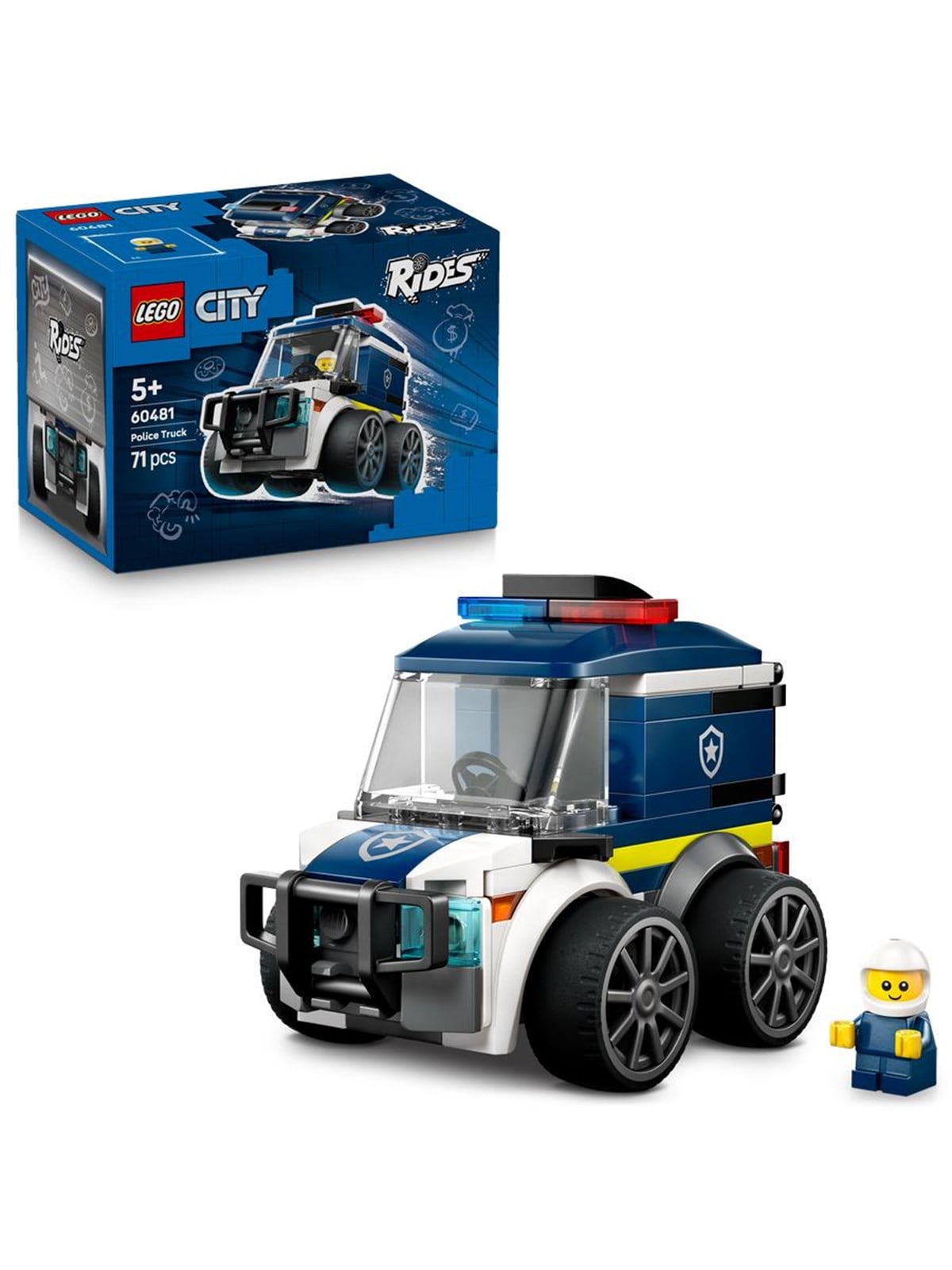 LEGO City 60481 Coole Flitzer - Polizei-Truck
