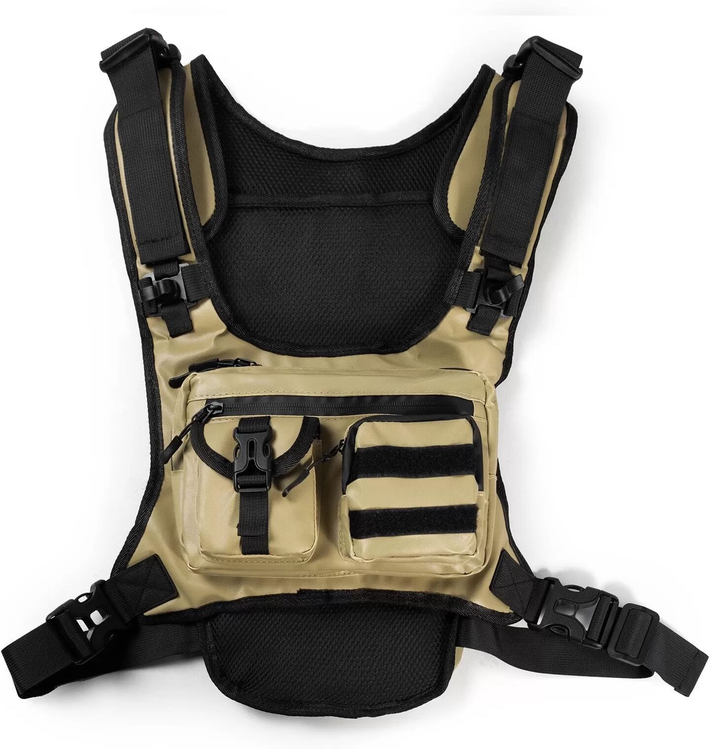 INF Sac Gilet de Course et Cyclisme Extérieur - Pack Sport Multi-Poches Marron