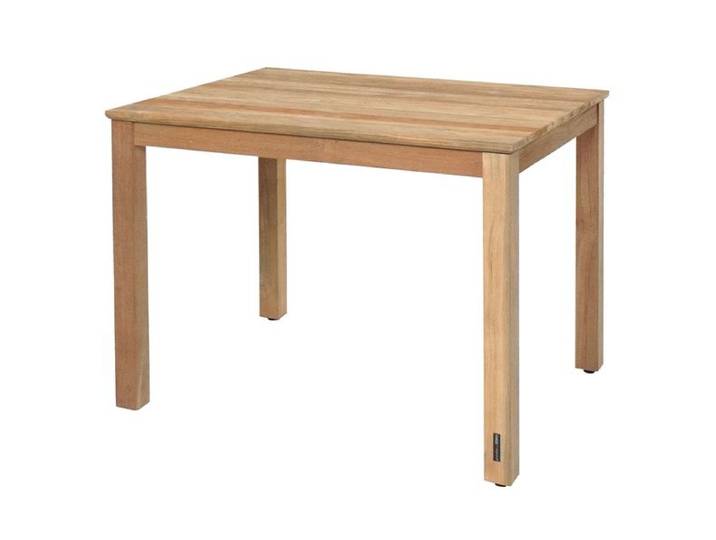Zebra Derex Gartentisch 80x100cm Teak recycelt