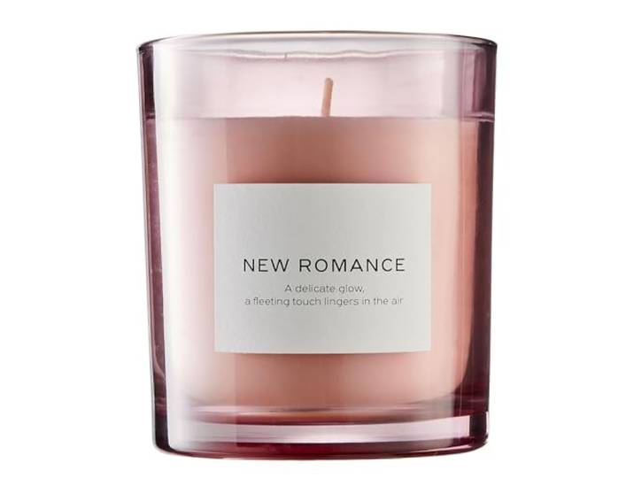 BUTLERS Duftkerze New Romance Glas - PURE POETRY - 40h Brenndauer Note Bergamotte & Zitrone - ø9 x H10 cm - Aromakerze zur Raumbeduftung - Wellnesskerze für Bademomente & Wohlfühloase