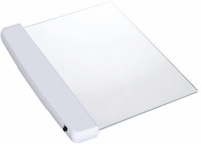 Inspired Deals LED Night Reading Panel Lamp With Eye Protection For Students & Book Lovers White