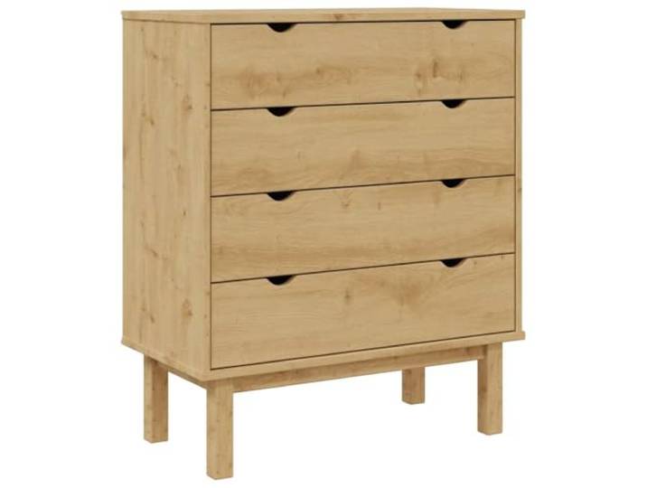 vidaXL Schubladenschrank Schubladenkommode Kommode Aufbewahrungsschrank Beistellschrank Sideboard Schrank 76,5x39,5x90cm Massivholz Kiefer