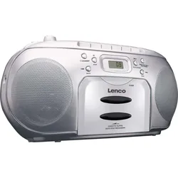 LENCO Radio/CD/Kassetten-Player SCD-420 SILVER
