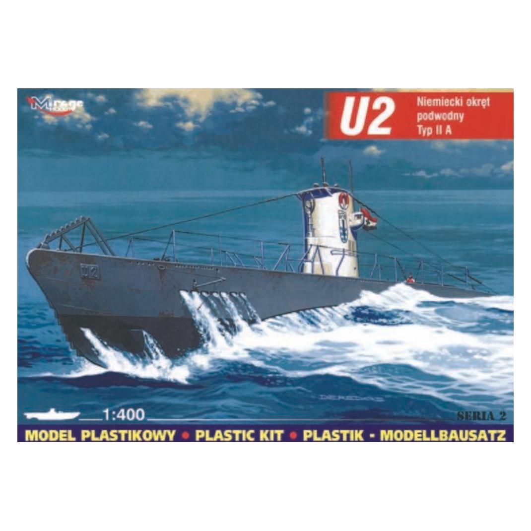 Mirage Hobby Deutsches U-Boot U 2 Typ IIA (40023)