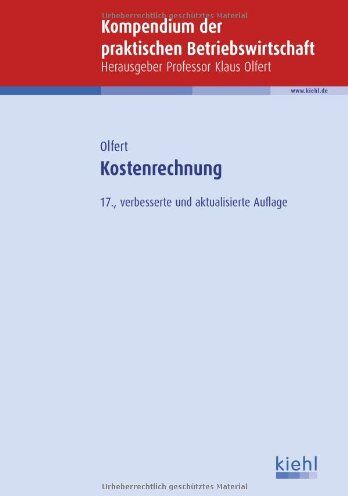 Klaus Olfert - Kostenrechnung - Preis vom 09.10.2026 07:28:09 h