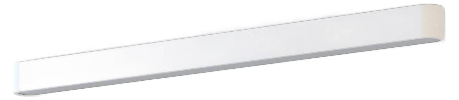 Nowodvorski Lighting Kinkiet SOFT Wandlamp, wit, Aluminium, B/D/H: 93,5 x 6 x 9 cm