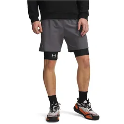 UNDER ARMOUR Vanish 6" Trainingsshorts Herren 029 - castlerock/orange bloc M