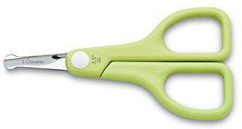 3 Claveles Gerade Babyschere 3,5"