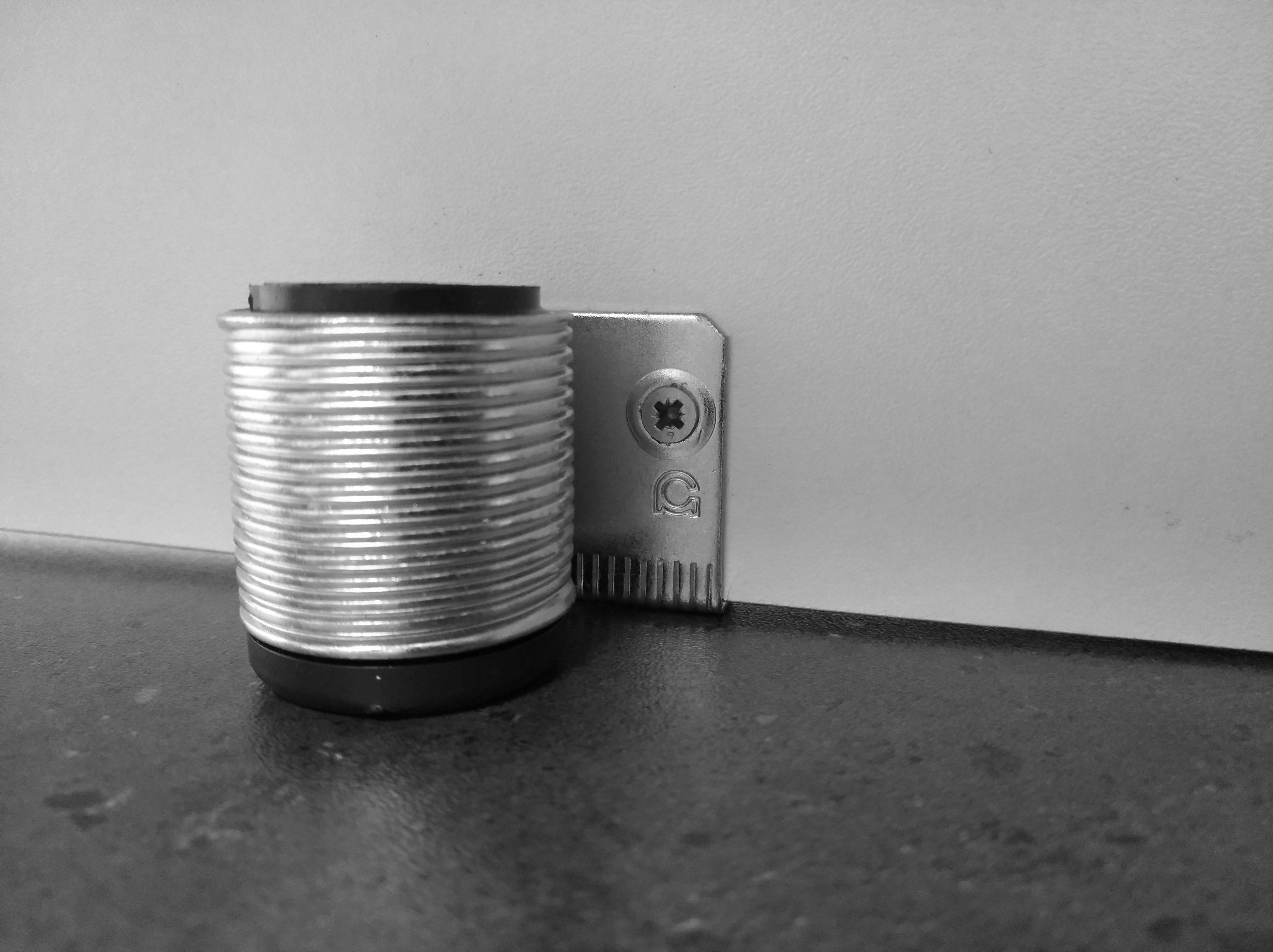 Möbelfuss KOCHSTATION "Cara", silber (silberfarben), B:3cm H:3,5cm T:3,5cm, Metall, Möbelfüsse, Möbelfuss silberfarben B/H/T: 3cm x 3,5cm x 3,5cm