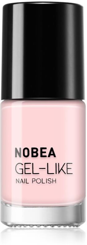 NOBEA Day-to-Day Gel-like Nail Polish gel-effect nail polish shade Mademoiselle nude #N48 6 ml