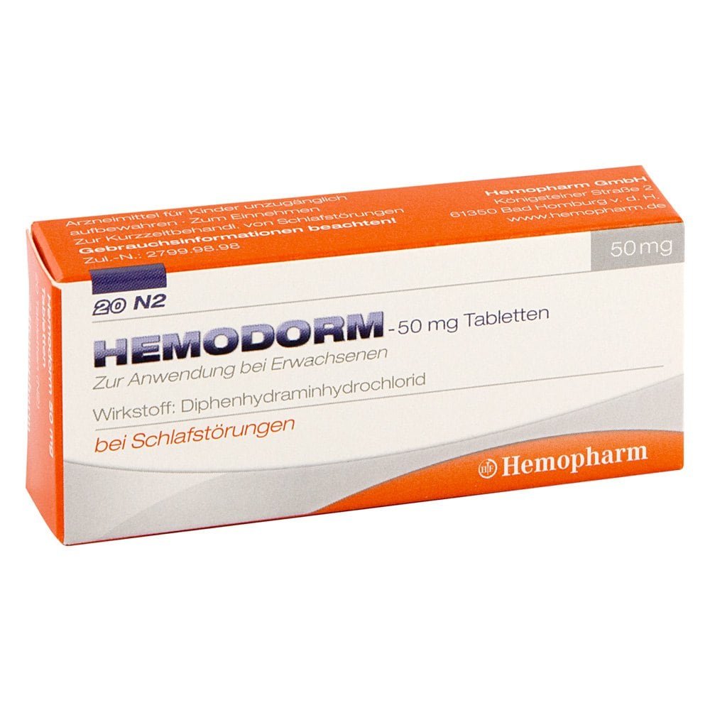 Hemopharm GmbH Hemodorm 50mg 03078669