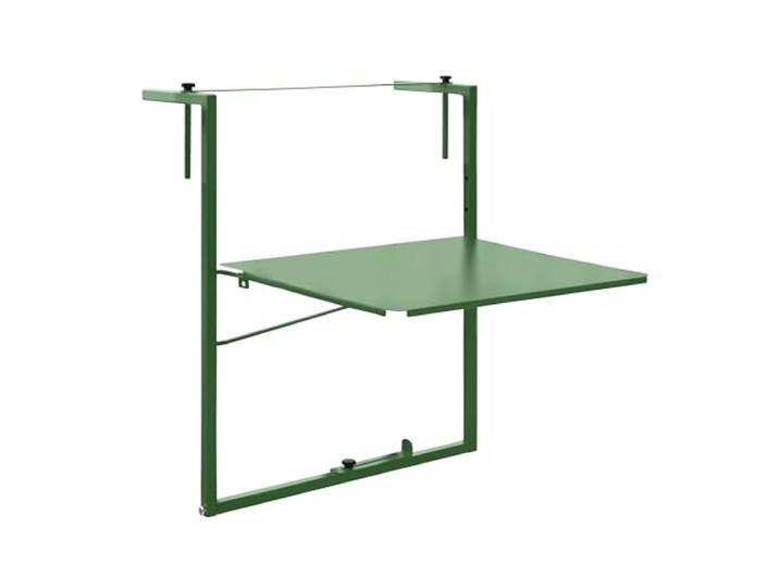 Table de Balcon réglable Soléa- 55x45 cm - Vert pâle - Made in France