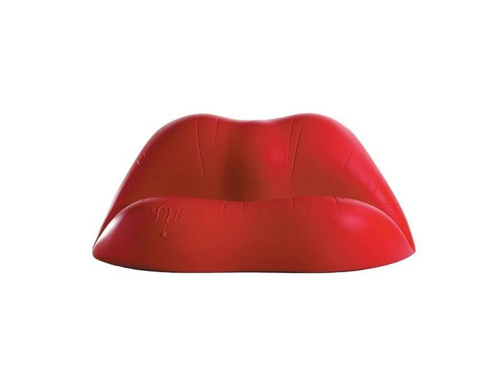 BD BARCELONA DESIGN canapé DALILIPS by Salvador Dalì (Rouge pour les extérieurs - Polyéthylène)