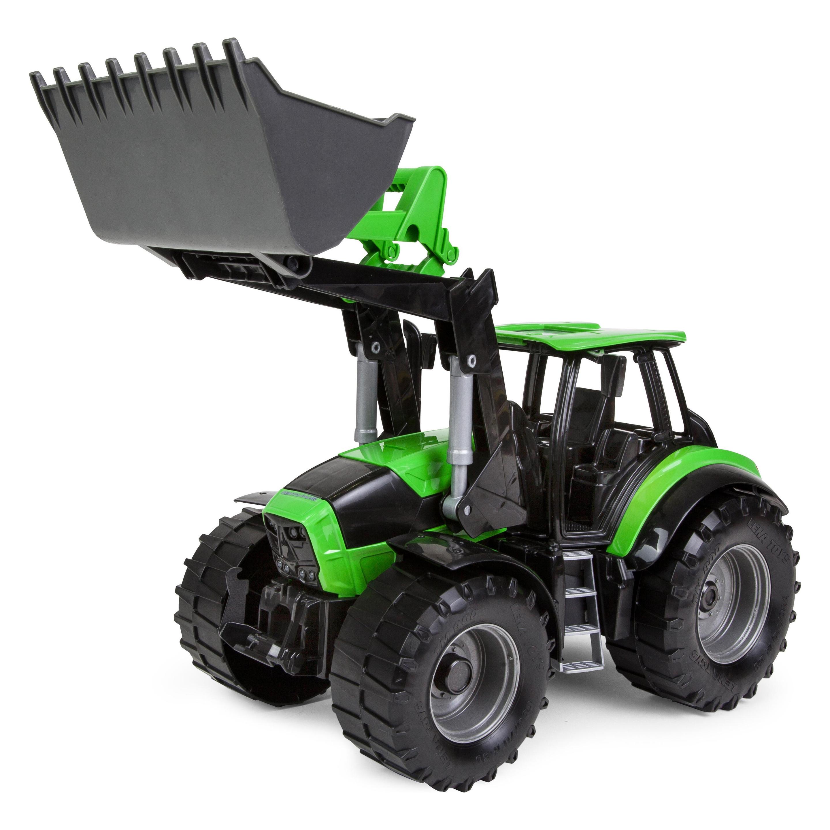 Lena Tractor Agrotron vehicle with bucket. Loose in the box (04613EC)