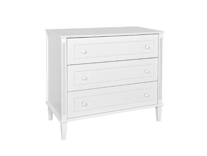 Commode 3 tiroirs Novelies Bianka Blanc