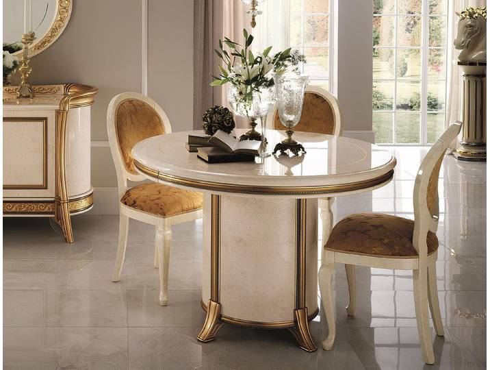 Xlmoebel Esstisch Runder Designer Tisch aus Holz für Wohn- und Esszimmer (Tisch, 1-St., Runder Esstisch), Made in Europa