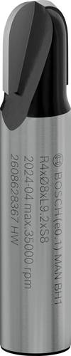 Bosch Accessories 2608628367 Hohlkehlfräser Hartmetall Länge 40mm Produktabmessung, Ø 8mm Schaftdurchmesser 8mm