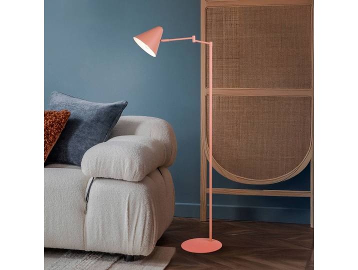 Trio Lighting Stehlampe Cosima, gelb / orange, für Wohn- / Esszimmer, Metall, Modern