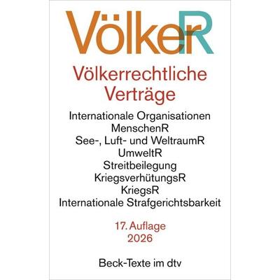 Völkerrechtliche Verträge, Taschenbuch von , dtv, 978-3-423-53337-9